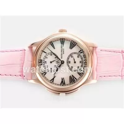 Patek Philippe Classic Rose Gold Case With Mop Dial