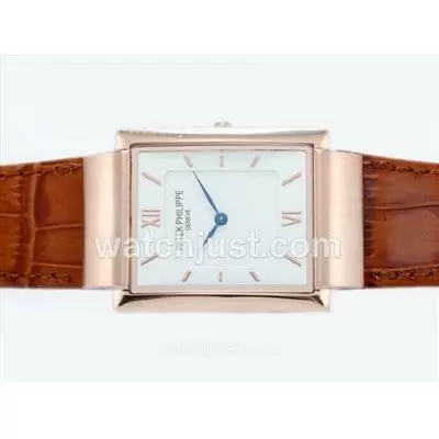 Patek Philippe Classic Rose Gold Case With White Dial