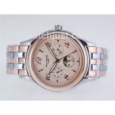 Patek Philippe Classic Automatic Two Tone With Champagne Dial