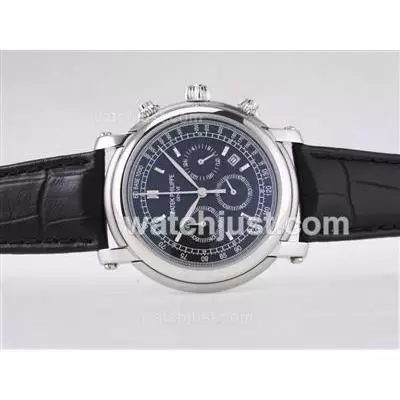 Patek Philippe Classic Working With Black Dial Ar Coating