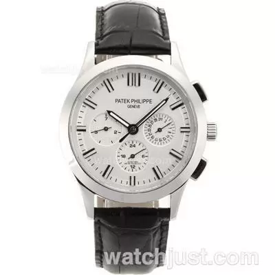 Patek Philippe Classic Automatic Stick Markers With White Dial Sapphire Glass