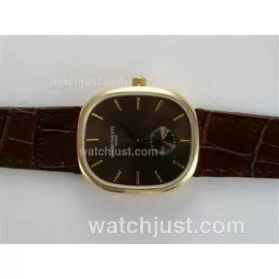 Patek Philippe Ref.3738 Manual Winding With Brown Dial Gold Casing