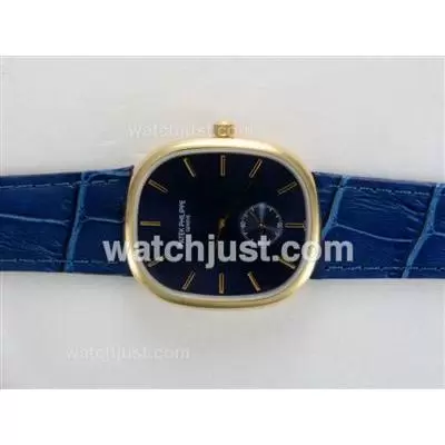 Patek Philippe Ref.3738 Manual Winding With Blue Dial Gold Casing