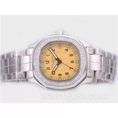 Patek Philippe Nautilus Ref.5067 With Diamond Bezel And Yellow Dial