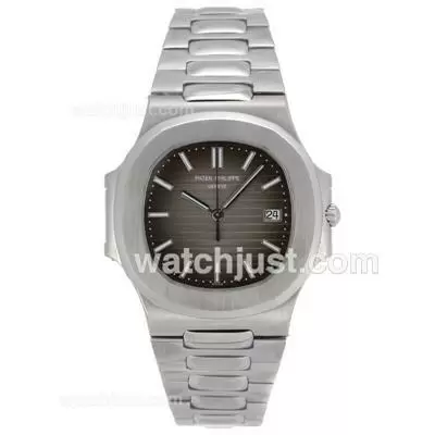 Patek Philippe Nautilus Automatic Movement Stick Markers With Gray Dial S/s