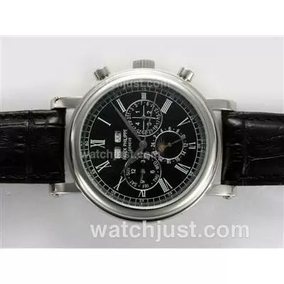 Patek Philippe Perpetual Calendar Automatic With Black Dial