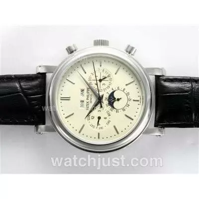 Patek Philippe Perpetual Calendar Automatic With Beige Dial