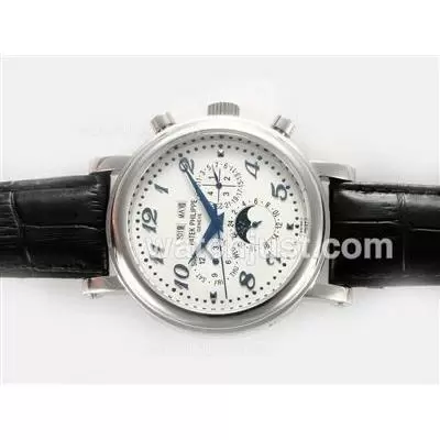 Patek Philippe Perpetual Calendar Automatic With White Dial