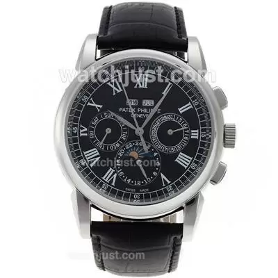 Patek Philippe Perpetual Calendar Automatic With Black Dial