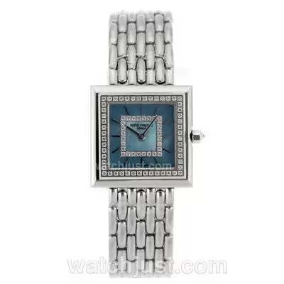 Patek Philippe Twenty 4 Hours Diamond Bezel Stick Marker With Blue Dial