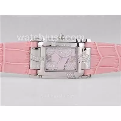 Patek Philippe Twenty 4 Limited Edition Automatic Movement With Pink Mop Dial Lady Size