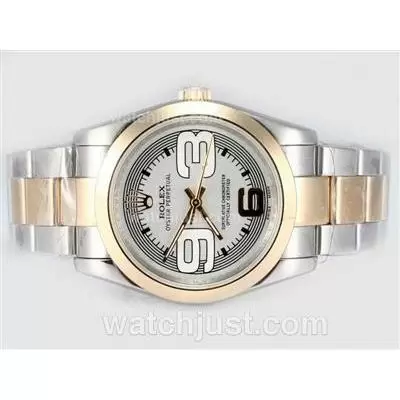 Rolex Air King Oyster Perpetual Automatic Two Tone New Version