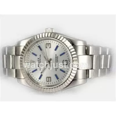 Rolex Air King Oyster Perpetual Automatic With White Dial