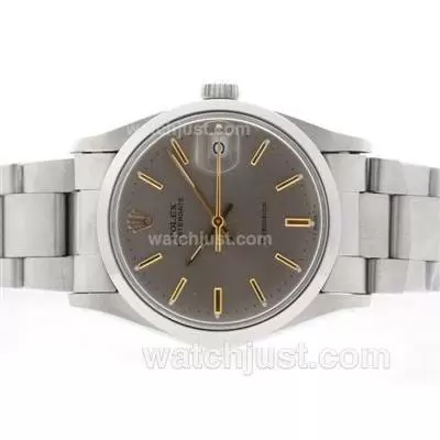 Rolex Air King Precision Automatic With Gray Dial Gold Marking Vintage Edition