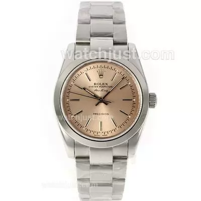 Rolex Air King Automatic With Champagne Dial S/s