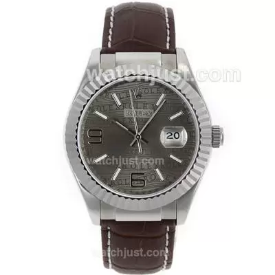 Rolex Datejust Automatic With Gray Dial New Version