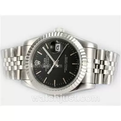 Rolex Datejust Automatic With Black Dial