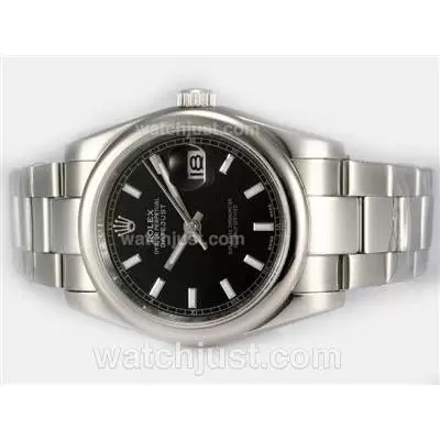 Rolex Datejust Automatic With Black Dial