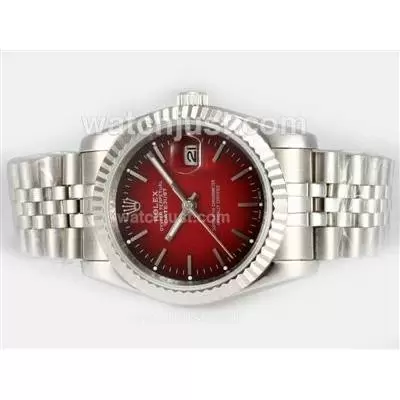 Rolex Datejust Automatic With Red Dial