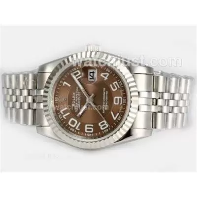 Rolex Datejust Automatic With Brown Dial New Version