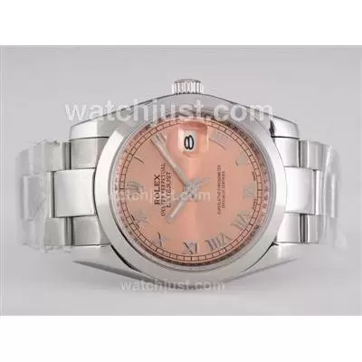 Rolex Datejust Automatic With Champagne Dial Roman Marking