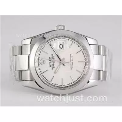 Rolex Datejust Automatic With White Dial