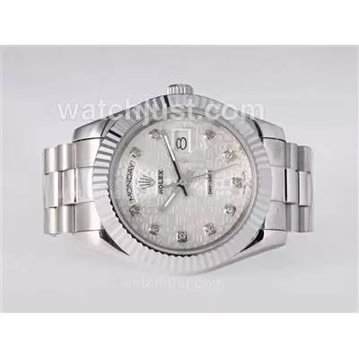 Rolex Day Date Ii Automatic Diamond Marking With Computer Dial 41mm New Version