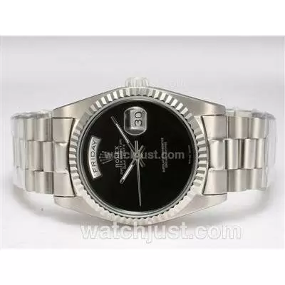 Rolex Day Date Automatic With Black Dial