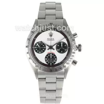 Rolex Daytona Automatic Movement With White Dial S/s Vintage Edition