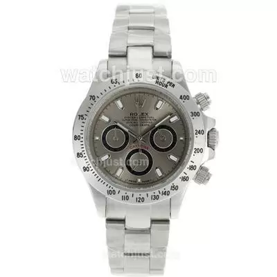 Rolex Daytona Working Stick Markers With Gray Dial Lady Size