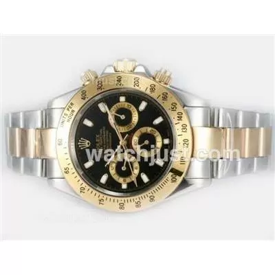 Rolex Daytona Automatic Two Tone With Black Dial