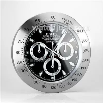 Rolex Daytona Wall Clock With Black Dial