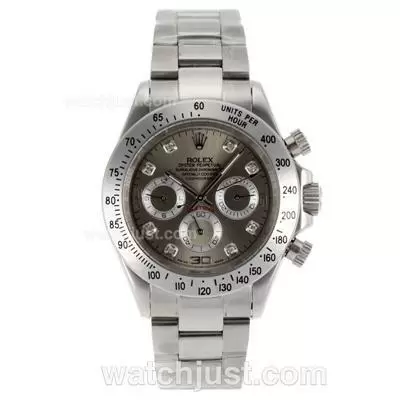 Rolex Daytona Automatic With Gray Dial Diamond Marking