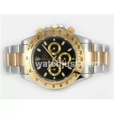 Rolex Daytona Working Two Tone With Black Dial