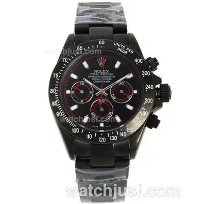 Rolex Daytona Automatic Full Pvd With Black Dial