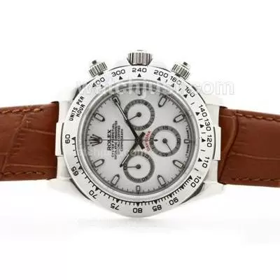 Rolex Daytona Cosmograph Working White Dial With Stick Marking