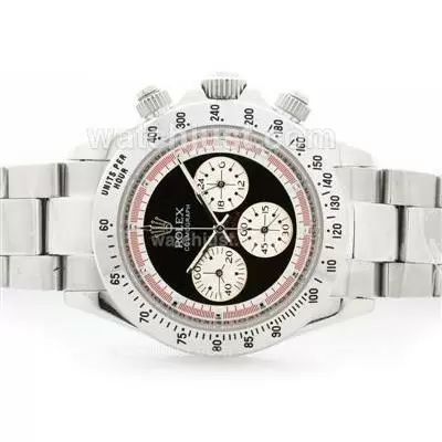 Rolex Daytona Cosmograph Working With Black Dial S/s Vintage Edition