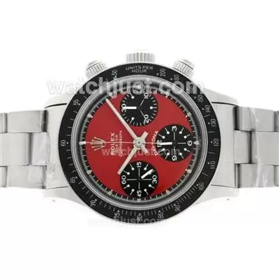 Rolex Daytona Paul Newman Automatic Movement With Red Dial Vintage Edition