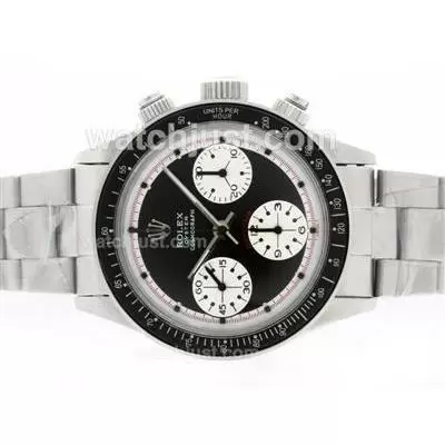 Rolex Daytona Paul Newman Automatic Movement With Black Dial Vintage Edition