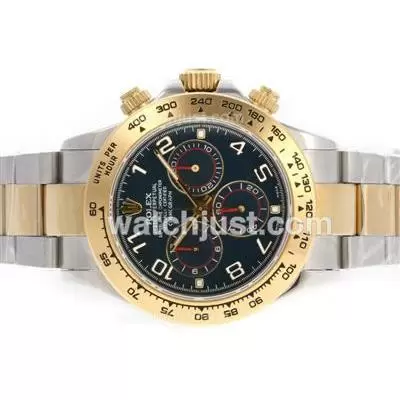 Rolex Daytona Automatic Movement Two Tone With Blue Dial