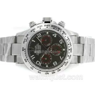 Rolex Daytona Automatic Movement Gray Dial S/s 2009 New Release Version