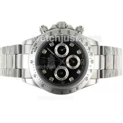 Rolex Daytona Working Diamond Markers With Black Dial