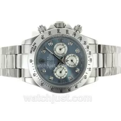 Rolex Daytona Working Diamond Markers With Blue Mop Dial