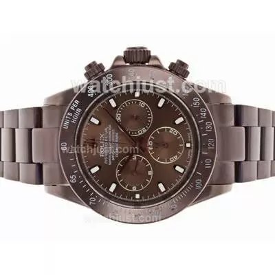 Rolex Daytona Automatic Full Coffee Gold With Coffee Dial