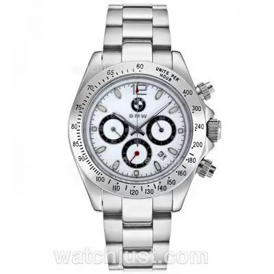 Rolex Daytona Working With White Dial S/s Bmw Edition