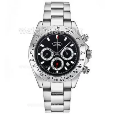 Rolex Daytona Working With Black Dial S/s Ford Edition