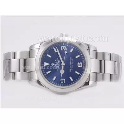 Rolex Explorer Automatic With Blue Dial