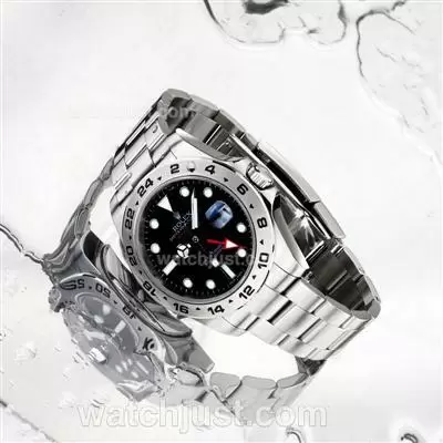 Rolex Explorer Ii Gmt Automatic With Black Dial S/s Same Structure As Eta Version High Quality