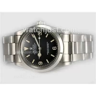 Rolex Explorer Automatic With Black Dial Vintage Edition