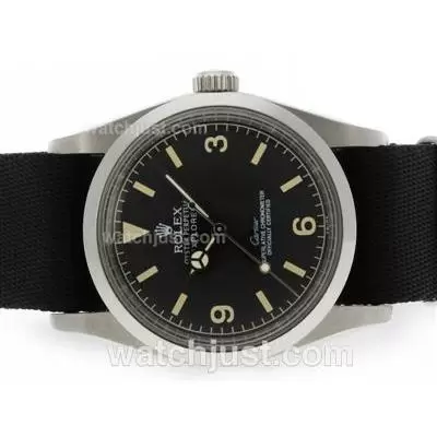 Rolex Explorer Automatic With Nylon Strap Vintage Edition